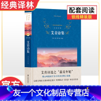 【友一个正版】艾青诗选原著诗集九年级上册必读译林出版社完整版初中生人教版七年级课外书阅读文学诗歌统编语文原初中读物书初