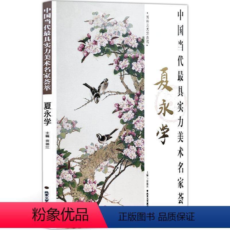 [正版]花鸟画 中国当代实力美术名家荟萃夏永学 国画绘画书籍 工笔花鸟画 工艺美术