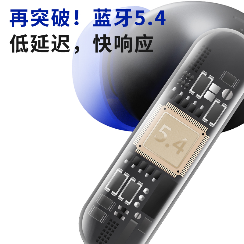 FCIM国际米兰Leobuds ANC主动降噪蓝牙耳机入耳式无线耳机运动游戏通话降噪防水无线耳机高清大图