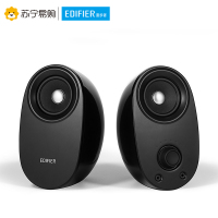 Edifier/漫步者 R30T 2.0声道桌面小巧电脑有源音响多媒体手机音箱低音炮 黑色
