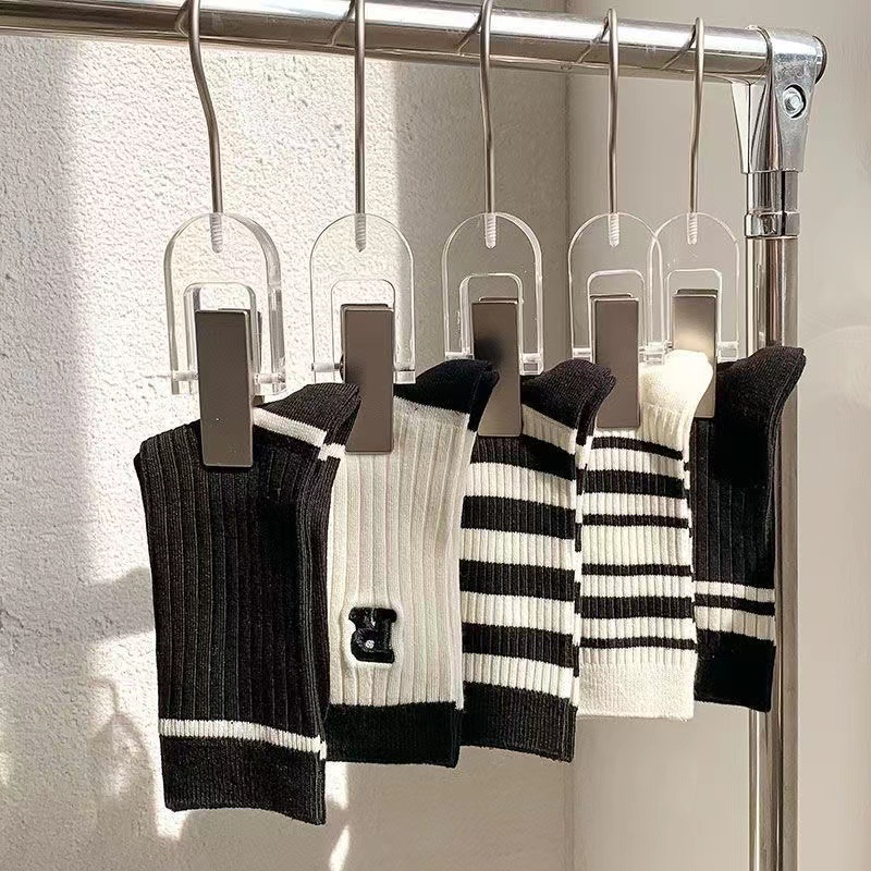 袜子女中筒袜春秋长袜高清大图