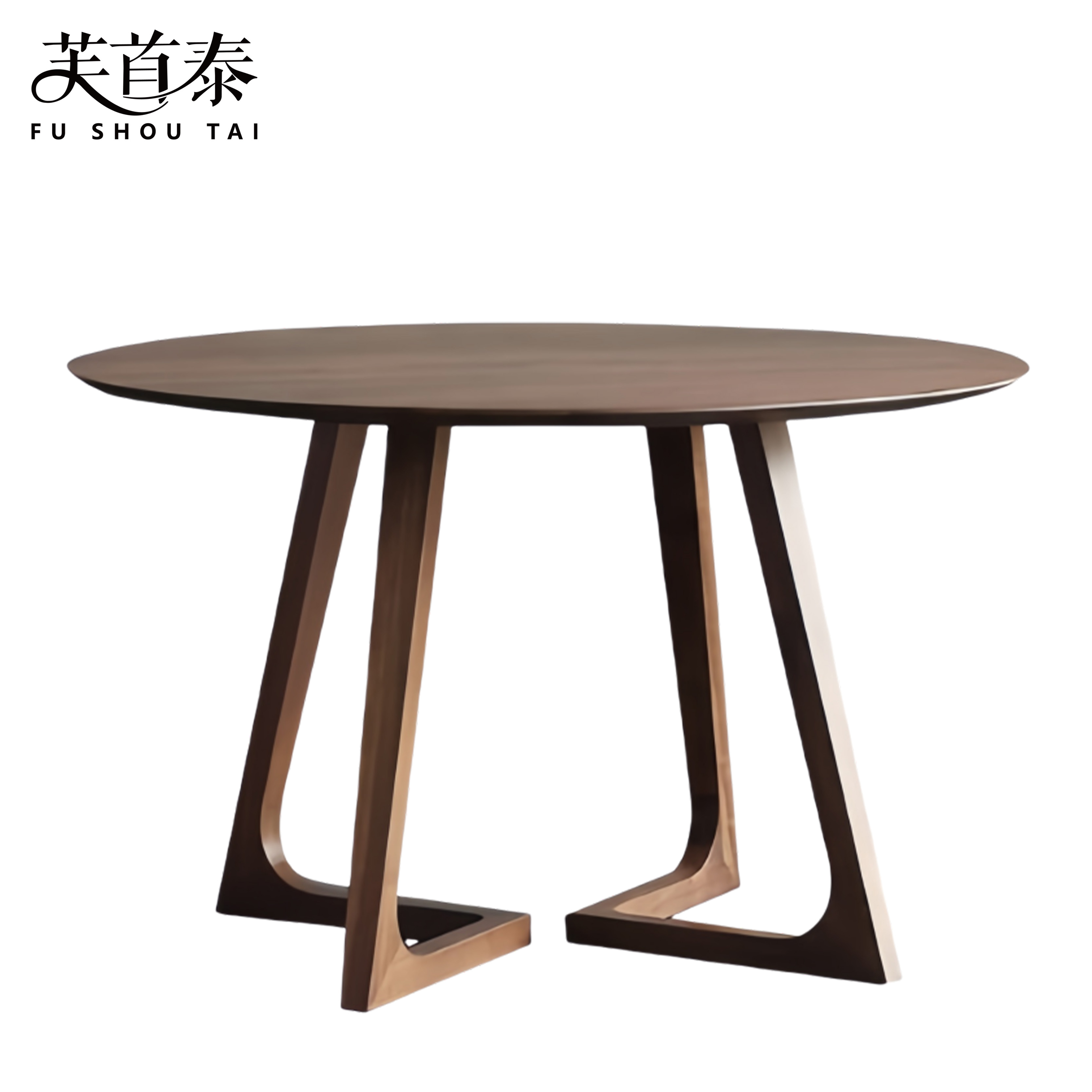 芙首泰实木洽谈桌800*800*750mm张高清大图