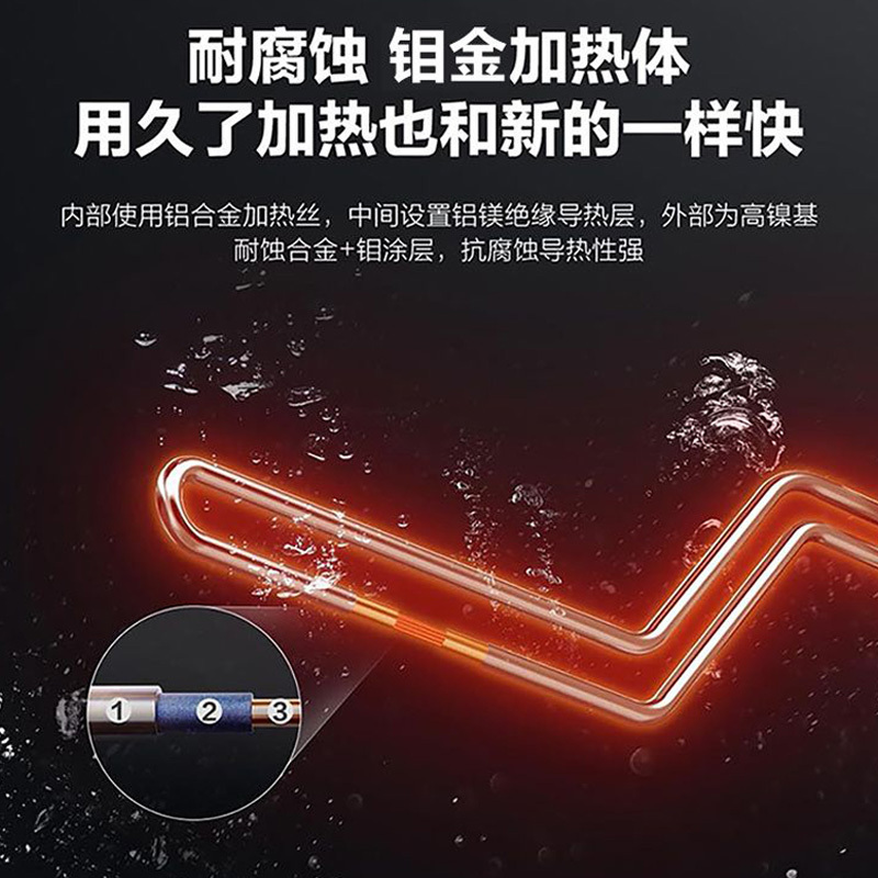 海尔电热水器60升一级能效金刚三层胆2200W速热节能温水ES60H-DQ5高清大图