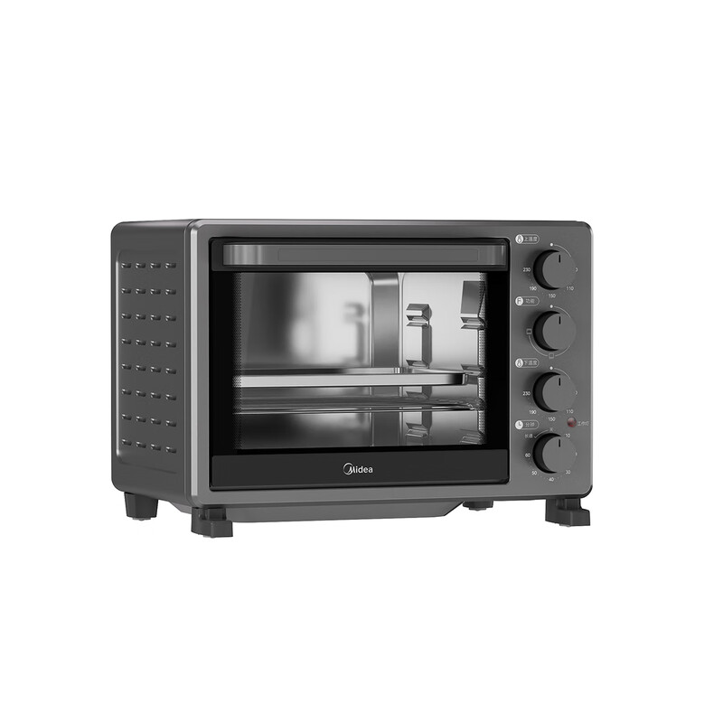 美的(Midea)PT30X5大容量电烤箱上下独立控温机械操控家用多功能烘焙蛋糕烤鱼鸡翅烤箱30L高清大图