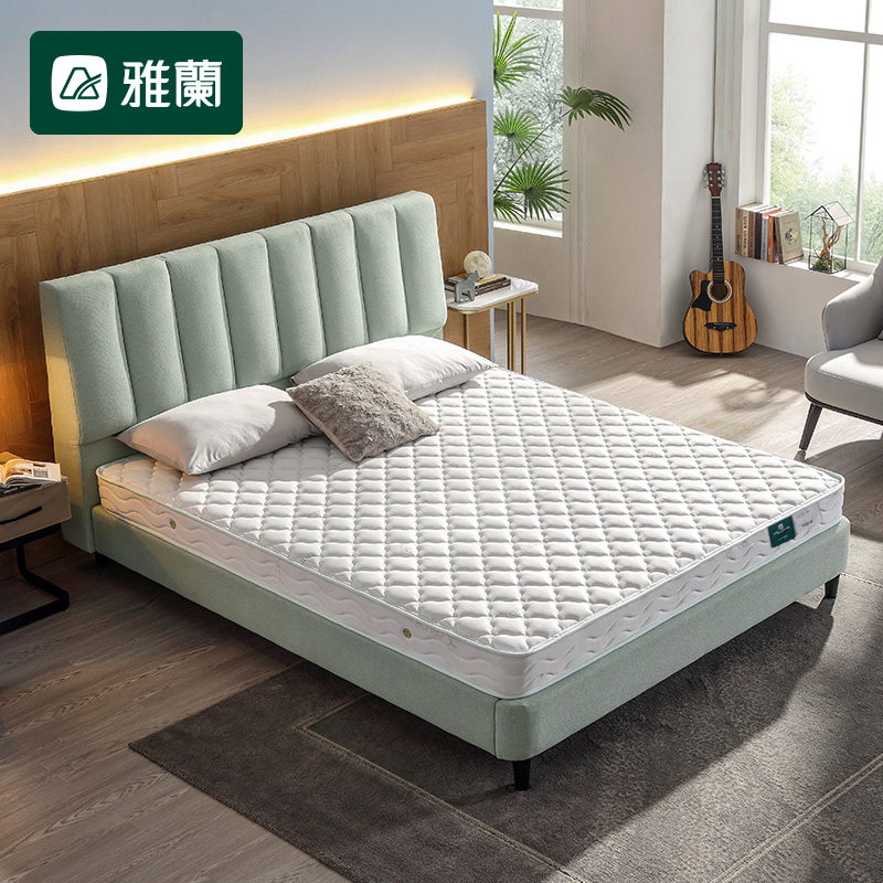 雅兰床垫 整网偏硬护脊青少年弹簧床垫双面可用1.2m1.
