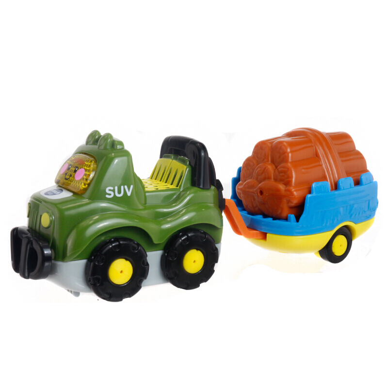 苏宁自营伟易达vtech神奇轨道车suv工程车儿童声光玩具车