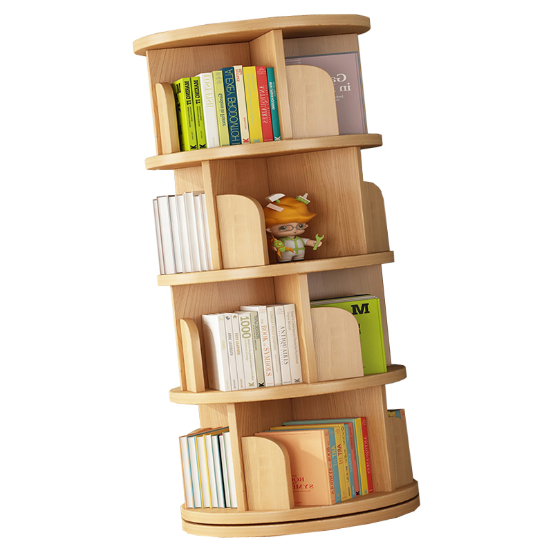 翼澜 木质书架 4层 个高清大图