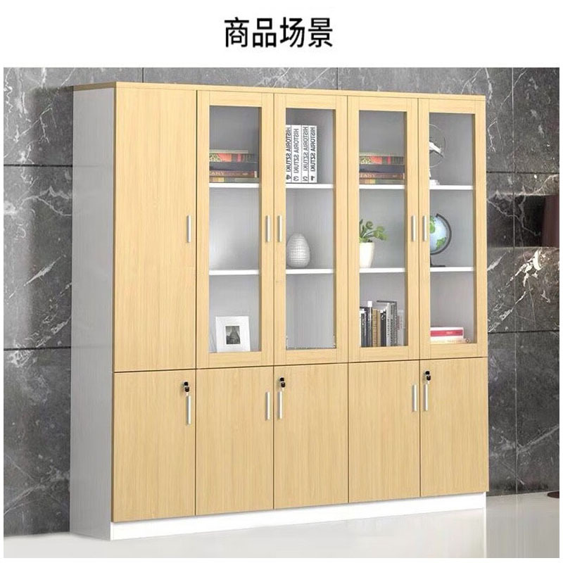 谐慧 三门 文件柜书柜 WJG023组高清大图