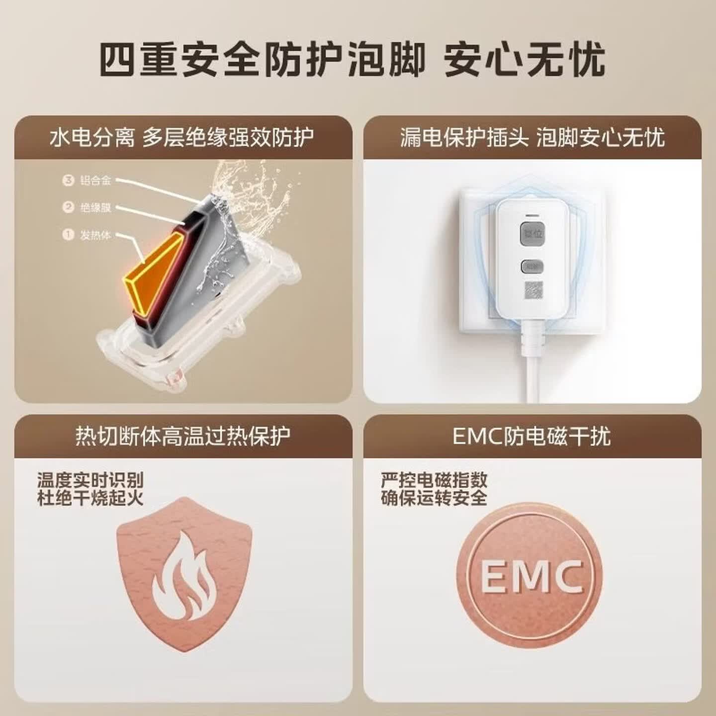 美的 泡脚桶ZS108按摩家用全自动足浴器恒温加热折叠足浴盆 ZS108可折叠高清大图