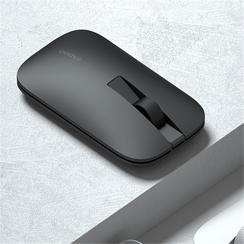 雷柏m550无线蓝牙鼠标办公鼠标静音鼠标超薄鼠标便携鼠标电脑鼠标黑色