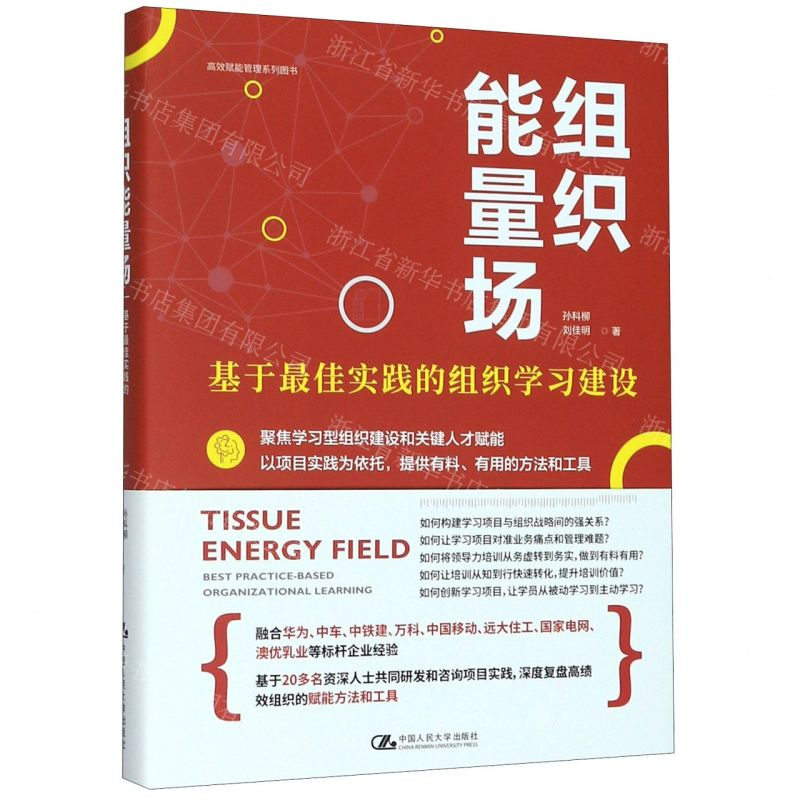 【M】组织能量场(基于最佳实践的组织学习建设)(精)-9787300275864