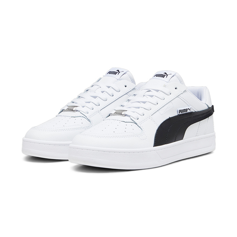 puma舒适防滑耐磨低帮板鞋男女同款黑白色39233207