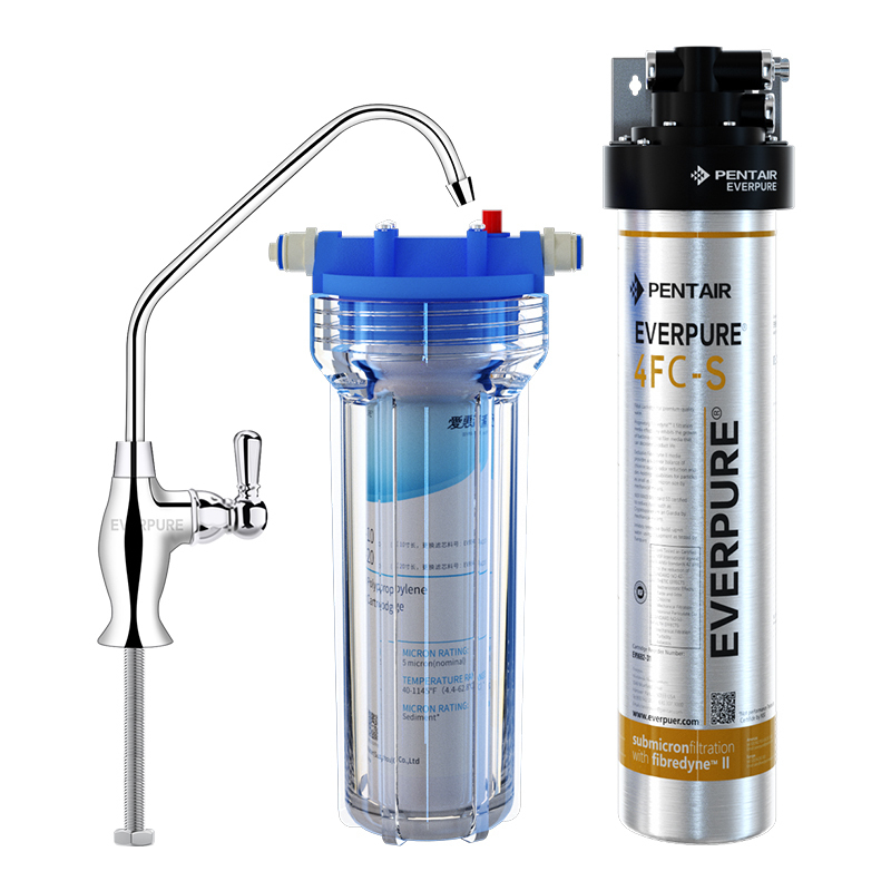爱惠浦everpure4fcs净水器家用矿物质自来水厨房直饮过滤器净水机