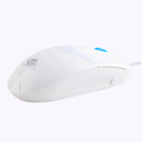 魔蝎手(mogegame) M900USB有线鼠标 光电台式机笔记本电脑家用游戏商务办公有线鼠标 白色