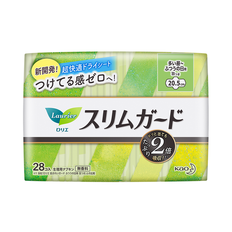 花王 乐而雅零触感超丝薄日用20.5cm 28片/包*8包(单位:包)