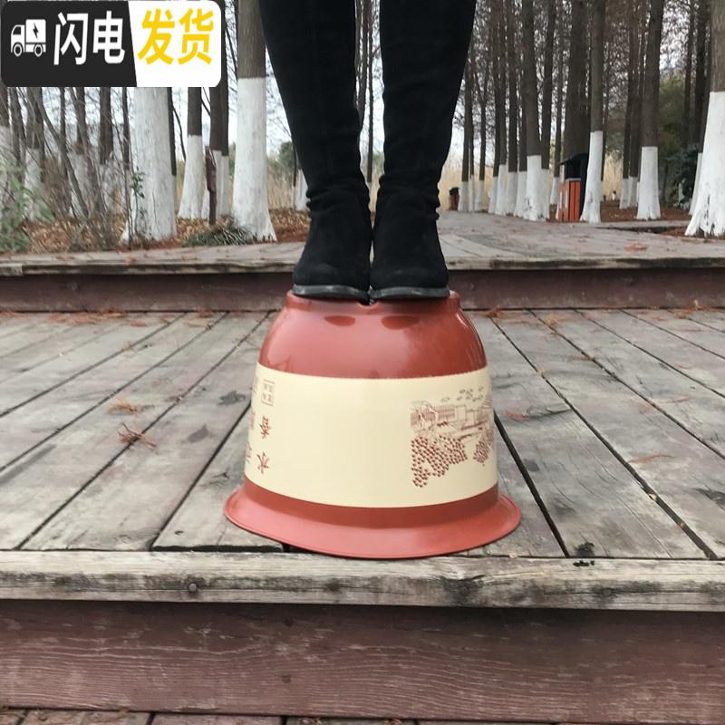 三维工匠加厚塑料仿陶瓷树脂盆栽花盆山水花盆室内客厅阳台盆景果树送托盘 w360不带托盘 3个盆花盆容器高清大图