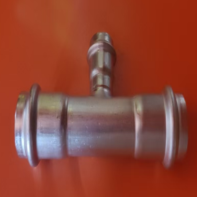 金羊管件 304 双卡压式变径三通 DN100*65 只