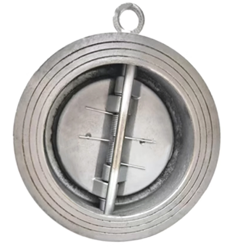 云型巨 DH76H-16铸钢蝶式止回阀 DN65 个高清大图