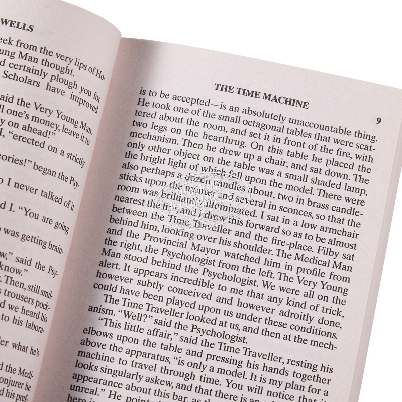 [正版]中商原版时间机器 隐形人 英文原版名著Time Machine The Invisible Man高清大图