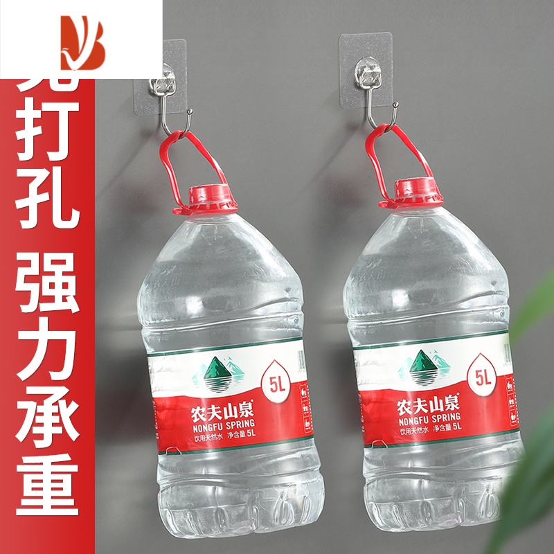 三维工匠无痕挂钩强力粘胶免打孔承重粘钩壁挂墙壁墙上吸盘粘贴厨房挂勾子 [店长推荐]进口特厚胶贴+大挂钩15个装高清大图