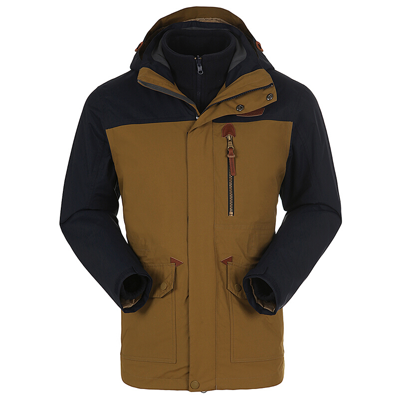 探路者(toread)冲锋衣户外秋冬男女式情侣款防风保暖套抓绒内胆冲锋衣