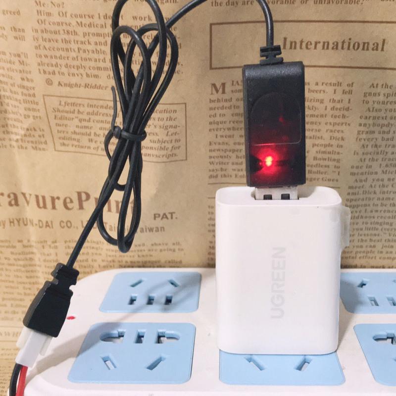 jst头usb充电器37v37v锂电池充电器usb充电线jstsm空对空插头小白头