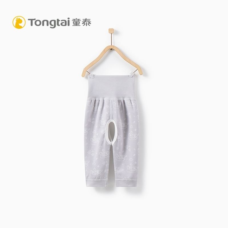 童泰TONGTAI婴童裤子婴儿春秋高腰开裆裤9-12月宝宝长裤打底裤儿童通用73cm