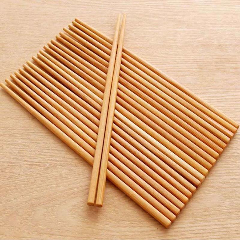 28公分竹筷子家用无漆无蜡耐高温防霉防滑加长竹筷子饭店餐厅用28公分