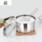 欧式直角复合底加厚奶锅16-24cm电磁炉煤气炉 FENGHOU 22特厚304单柄奶锅(多层底)