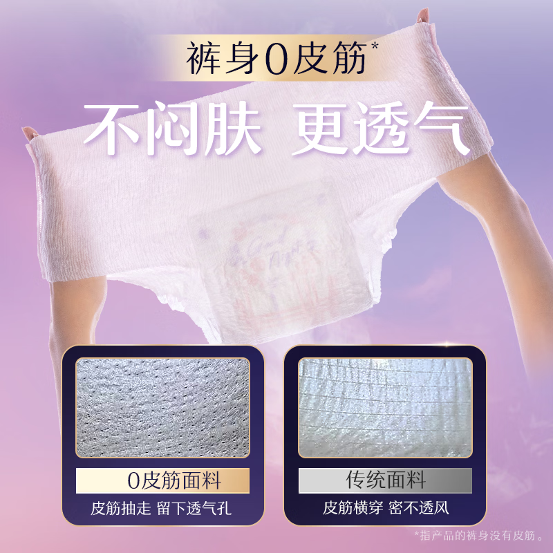 苏菲 533227 超熟睡安心裤超薄M5P 1包 包装更新 随机发货高清大图