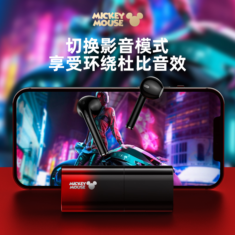 口红蓝牙耳机适用于华为iphone苹果小米荣耀vivo真无线半入耳式超长续航运动2022年新款女礼物