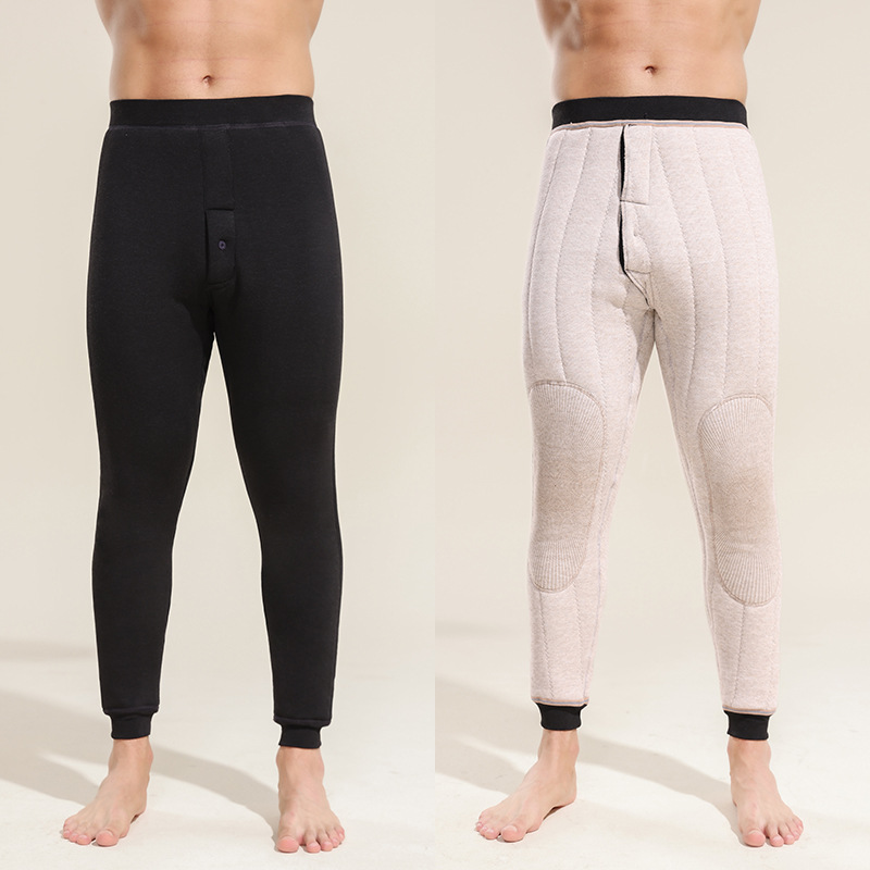 策霸(CEBA)东北棉裤男士保暖冬季老人加绒加厚保暖裤【100%羊毛+蚕丝填充】高清大图