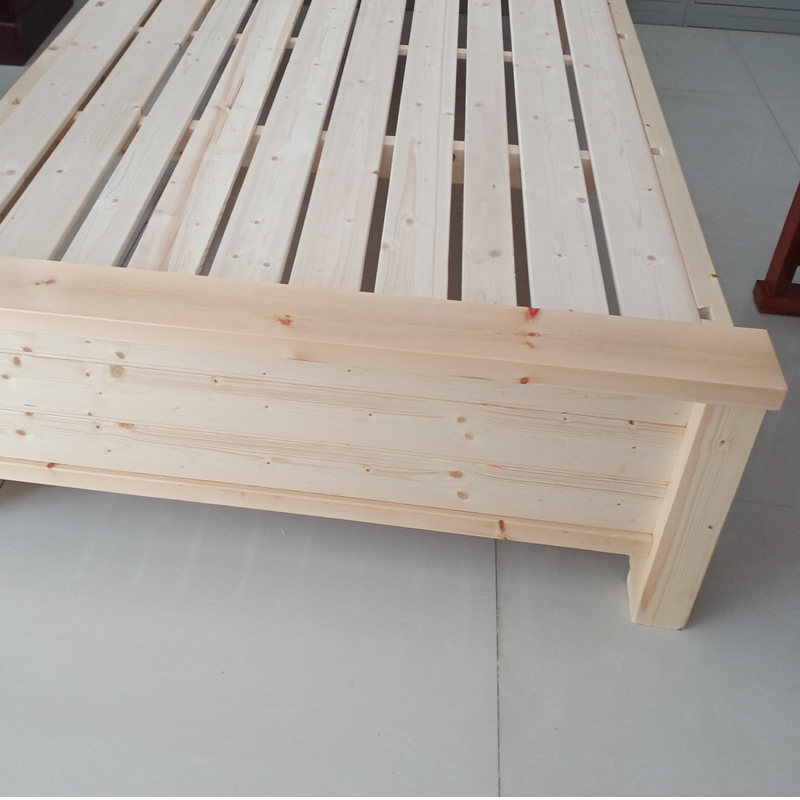 丰和汇原木床 ,拼装木板床,公寓用床