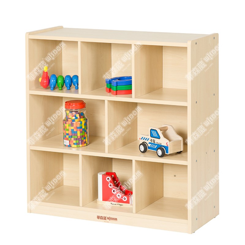 华森葳儿童家具 新哈佛8格柜高清大图