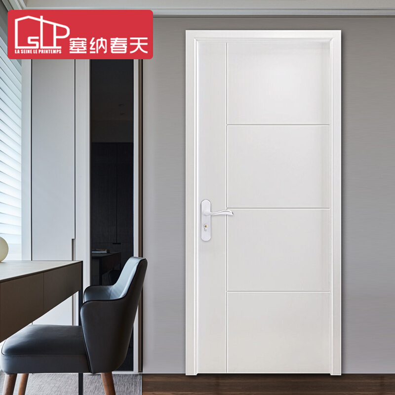 塞纳春天木门房门室内门卧室门实木复合烤漆门房门150视频