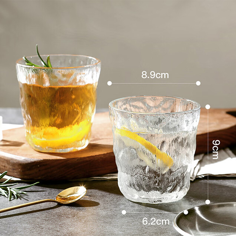 MAXCOOK美厨玻璃杯280ml*2只冰川纹矮款MCB6165高清大图