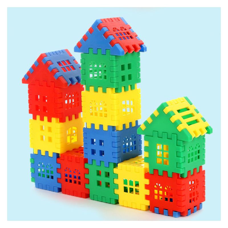 大号积木城堡房子拼装拼插方块早教儿童玩具
