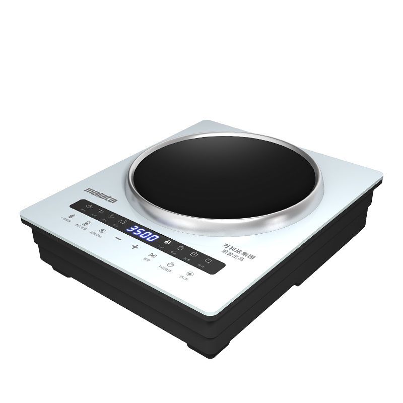 凹面电磁炉家用大功率3500w猛火爆炒台式商用火锅炉新款3500w黑色单机