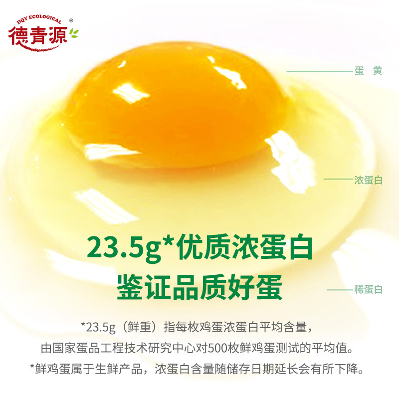 德青源醇香经典鲜鸡蛋20枚