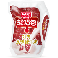 酸奶益生菌袋装原味浓缩红枣纯真风味酸牛奶发酵乳轻巧包整箱 发圆通混搭10袋(品种备注)