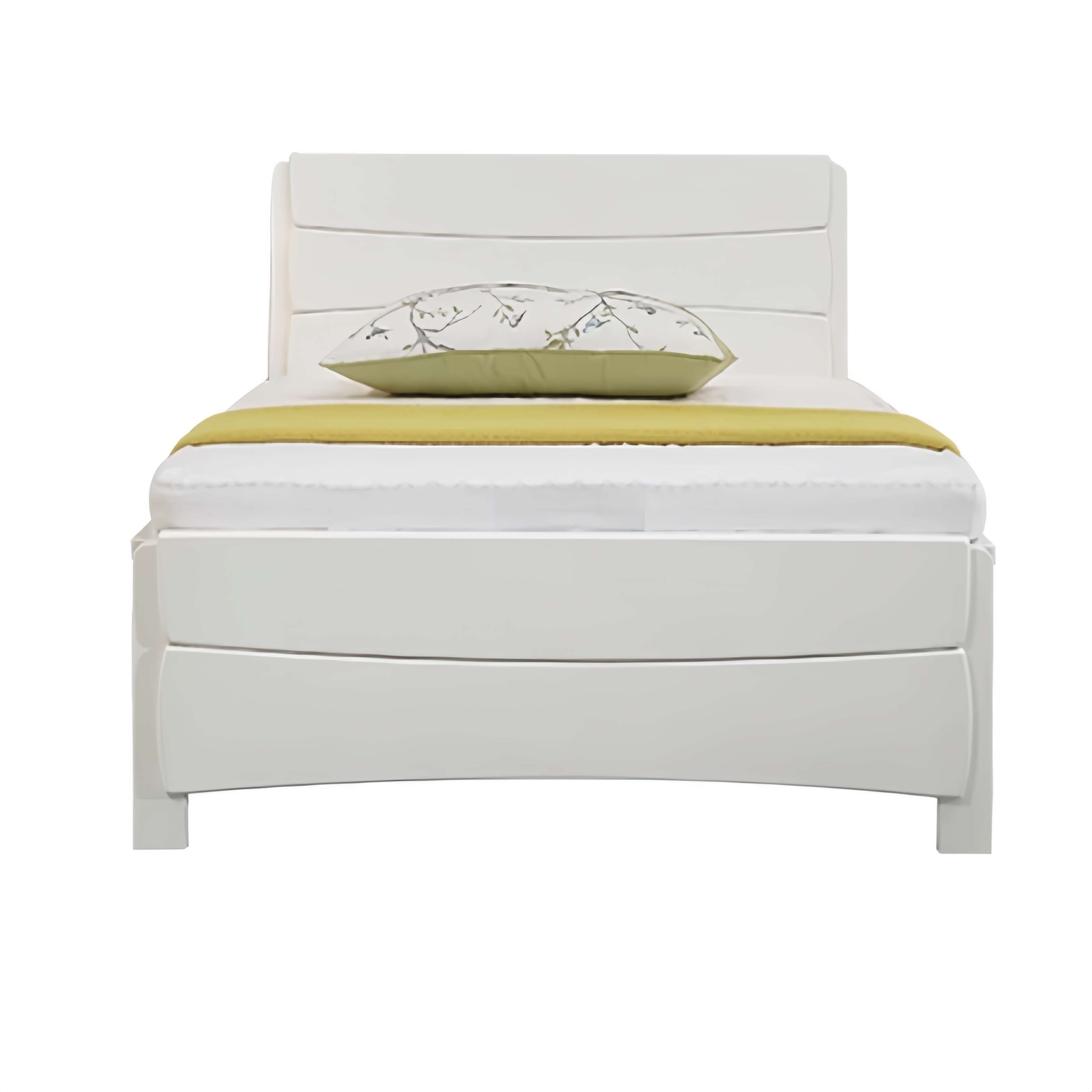 悦兴诚单人床1.35m+5cm床垫+2柜组高清大图