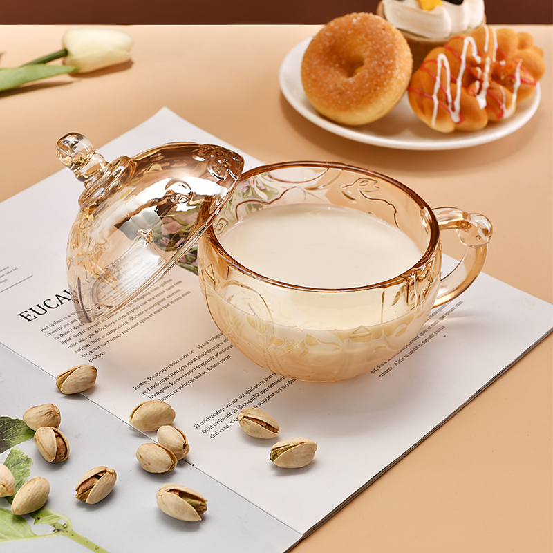 家用玻璃星球牛奶杯(32盒/箱)