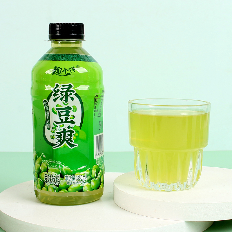 趣小馋 绿豆爽果味饮料 350ml 6瓶