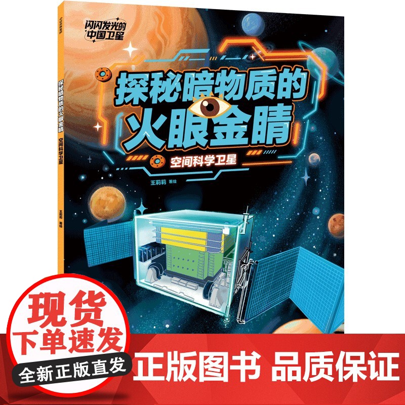 探秘暗物质的火眼金睛 空间科学卫星 王莉莉 绘 科普百科少儿 正版图书籍 中信出版社