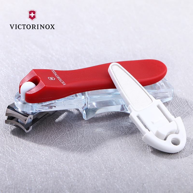 维氏（Victorinox）瑞士军刀原装正品指甲刀旋转刀头指甲钳瑞士指甲剪