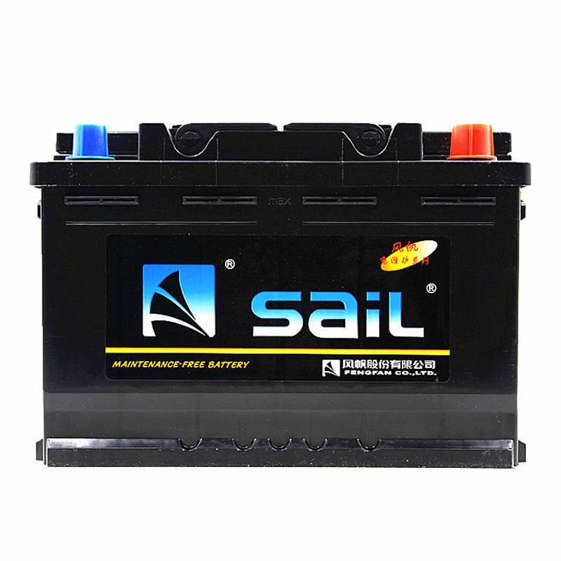 风帆(sail)汽车电瓶蓄电池T6(6-QW-88min) 12V60AH