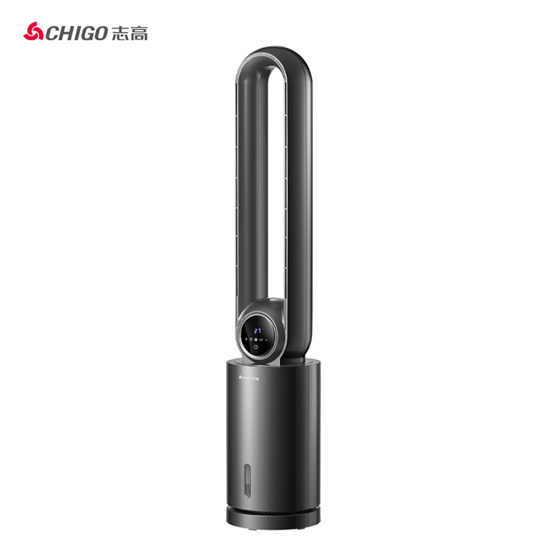 志高(CHIGO)无叶风扇冷风机家用塔扇 制冷电风扇加湿净化水冷风扇 1.7L水箱遥控落地空调扇