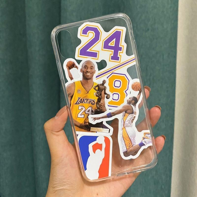 nba球星科比黑曼巴24号篮球贴纸行李箱手机壳电脑笔记本贴画防水nba