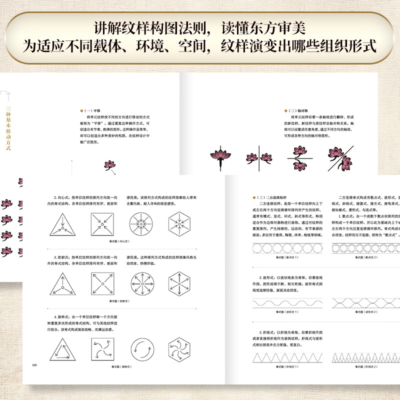 [正版]中国纹样 经典装饰纹样图鉴 传统文化100幅经典中国纹样复现中国纹样里的千年神韵精选全球知名博物馆传世珍藏高清大图
