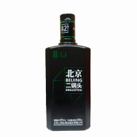 永丰北京二锅头自黑 黑瓶 42度 清香型白酒 （红标 绿标 黄标 随机发货） 500ml*9瓶 整箱装